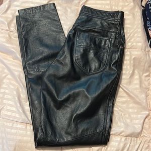 Leather pants